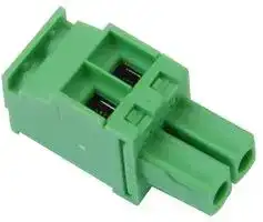 20.1510M/2-E: Pluggable Terminal Block, 3.5 mm, 2 Ways, 28AWG to 16AWG, 1.5 mm², Screw, 10 A