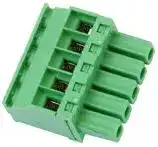 20.1510M/5-E: Pluggable Terminal Block, 3.5 mm, 5 Ways, 28 AWG, 16 AWG, 1.5 mm², Screw