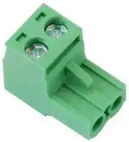 20.950M/2-E: Pluggable Terminal Block, 5 mm, 2 Ways, 28 AWG, 14 AWG, 1.5 mm², Screw