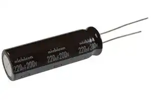 UCS2D221MNY9: CAPACITOR ALUM ELEC, 220UF, 200V, 20%, RADIAL