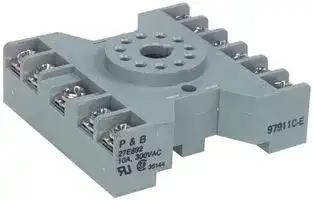 27E123: RELAY SOCKET, 11, 10A, 240VAC