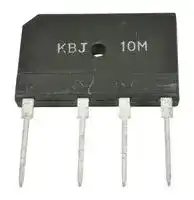GBJ1010-F: BRIDGE RECTIFIER, SINGLE PHASE, 10A, 1KV, KBJ