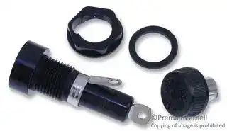HKP: FUSE HOLDER, 6.3MM X 32MM FUSES, PANEL MOUNT