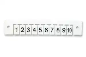 SV9Z-PW10-H1-10: MARKING PLATE, HORIZONTAL, INTERFACE RELAY