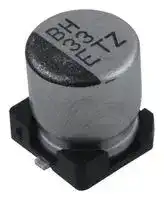 25TZV33M5X6.1: ALUMINUM ELECTROLYTIC CAPACITOR, 33UF, 25V, 20%, SMD