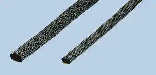 ES6X4-6AC4-5M: Shielding, Profile Strip, Monel over Neoprene Sponge, 5 m x 6 mm x 4 mm
