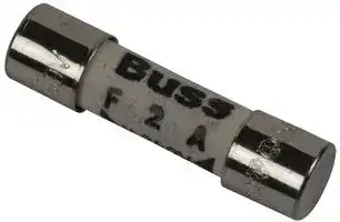 BK/GDA-2A: FUSE, CARTRIDGE, 2A, 5X20MM, FAST ACTING