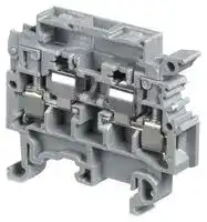 1SNA115657R2500: TERMINAL BLOCK, FUSED, 4POS, 22-12 AWG