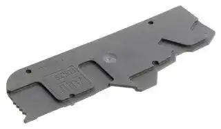 1SNK805910R0000: END SECTION COVER, GREY, TERMINAL BLOCK