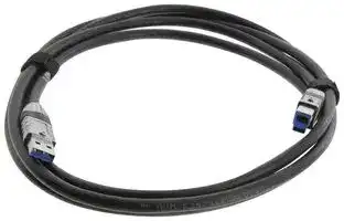 CAU3DCVISAB-2M: USB CABLE, 3.0 A PLUG-B PLUG, 6.6FT