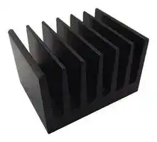 SK 100 50 SA: Heat Sink, Standard Extruded, Black Anodized, 2.5 °C/W, 66 mm, 40 mm, 50 mm