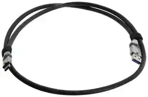 CAU3DCVISAC-1M: USB CABLE, 3.0 A PLUG-C PLUG, 3.3FT