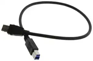 U3A00029-05M: USB CABLE, 3.0 A PLUG-B PLUG, 19.7"