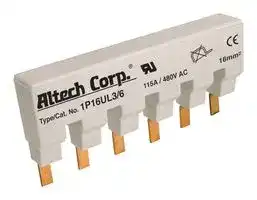 1P16UL3/6: BUSBAR, CKT BREAKER, 6PIN, 1PH, 115A