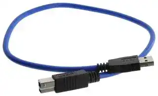 U3A00006-05M: USB CABLE, 3.0 A PLUG-B PLUG, 19.7"