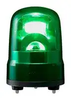 SKH-M1T-G: BEACON, FLASH/ROTATE, GRN, 100MM, 24VDC