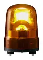 SKH-M1T-Y: BEACON, FLASH/ROTATE, AMB, 100MM, 24VDC