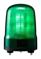 SF10-M1JN-G: BEACON, FLASH/ROTATE/PULSE, GRN, 100MM