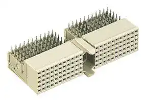 17211101102: CONN, HARD METRIC, RCPT, 110POS, 7ROW