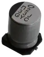 GYC1J330MCQ1GS: CAP, 33UF, 63V, ALU ELEC, HYBRID, SMD