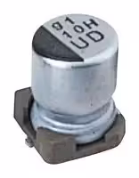UUD1V331MNL1GS: SMD Aluminium Electrolytic Capacitor, Radial Can - SMD, 330 µF, 35 V, 5000 hours @ 105°C, Polar