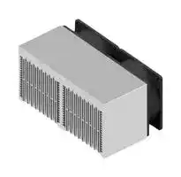 LA 15 100 24: Fan / Force Cooled Heat Sink, 24VDC, 0.032 K/W, 120 mm, 240 mm, 100 mm, 237 m³/h, 57 dBA