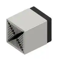LAM 5 50 12: Fan / Force Cooled Heat Sink, 12VDC, 0.27 K/W, 50 mm, 50 mm, 50 mm, 14.3 m³/h, 27 dBA