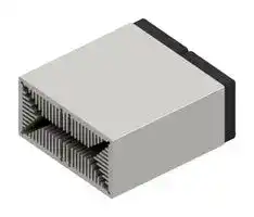 LAM 5 D 100 12: Fan / Force Cooled Heat Sink, 12VDC, 0.3 K/W, 50 mm, 100.5 mm, 100 mm, 14.3 m³/h, 27 dBA