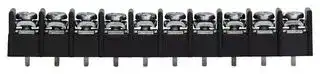 A10221007: TERMINAL BLOCK, BARRIER, 10POS, 14AWG