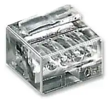 243-144: Standard Terminal Block, Transparent, 243, 4 Contacts, Terminal Block, Standard, Cable Mount