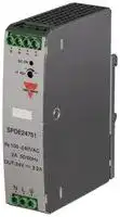 SPDE24751: AC/DC DIN Rail Power Supply (PSU), ITE & Laboratory Equipment, 1 Output, 75 W, 24 V, 3.2 A