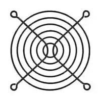 08174-02: WIRE FORM FAN GUARD, 92MM, STEEL