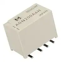 AGN200S12Z: Signal Relay, 12 VDC, DPDT, 1 A, GN Series, Surface Mount, Non Latching