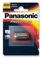 CR-123AL/1BP.: Battery, Photo Power, Single Cell, 3 V, 123A, Lithium Manganese Dioxide, 1.4 Ah