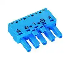 770-1105: Pluggable Terminal Block, 10 mm, 5 Ways, 4 mm², Push In