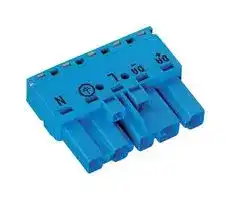 770-1115: Pluggable Terminal Block, 10 mm, 5 Ways, 4 mm², Push In