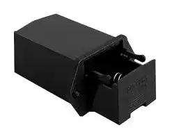 BX0023/GY: Battery Holder, PP3, 1 Cell, 26.5 mm Width x 17.5 mm Depth x 48.5 mm Height, Panel Mount