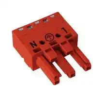 770-1303: Pluggable Terminal Block, 10 mm, 3 Ways, 4 mm², Push In