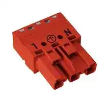 770-1313: Pluggable Terminal Block, 10 mm, 3 Ways, 4 mm², Push In