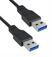 3023025-03M: USB CABLE, 3.0 TYPE A-A PLUG, 3M