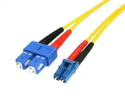 SMFIBLCSC1: Fibre Optic Cable, 1m Fiber Optic Cable, Single-Mode Duplex 9/125, LSZH, LC/SC