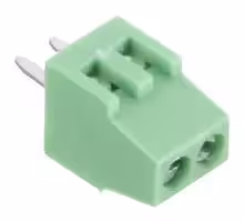 VN02A1500000G: Wire-To-Board Terminal Block, 2.54 mm, 2 Ways, 30 AWG, 18 AWG, Screw