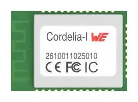 2610011025010: IoT Wi-Fi Module, UART Interface, 2.472 GHz, Cordelia-I WIRL-WIFS Series