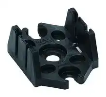 770-623: Accessory, Black, 3 Pos, Wago WINSTA MIDI 770 Series Distribution Connectors, Mounting Plate