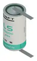 LS26500PLUSCNR: Battery, 3.6 V, C, Lithium Thionyl Chloride, 8.5 Ah, Radial Leaded, 1