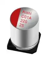 HSA1HM101GARE00RAXXX: Hybrid Aluminium Electrolytic Capacitor, 100 µF, ± 20%, 50 V, Radial Can - SMD, 0.035 ohm