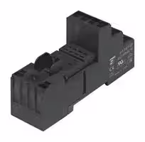 1860000-1: Relay Socket, DIN Rail, Screwless Clamp, 14 Pins, 6 A, 240 VAC, PT Series