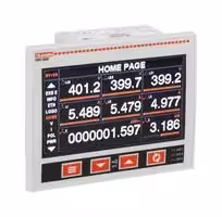 DMG8000: Panel Meter, Multifunction, 4mA to 6A, 40V to 830V, 45Hz to 66Hz, 360Hz to 440Hz, 40 to 830V Supply