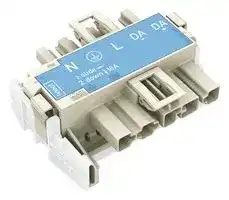 770-7105: Accessory, Wago Winsta Midi Series Pluggable Connectors, T-Connector, WINSTA MIDI 770 Series