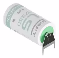 LS173303PF: Battery, 3.6 V, 2/3A, Lithium Thionyl Chloride, 2.1 Ah, Radial Leaded, 1